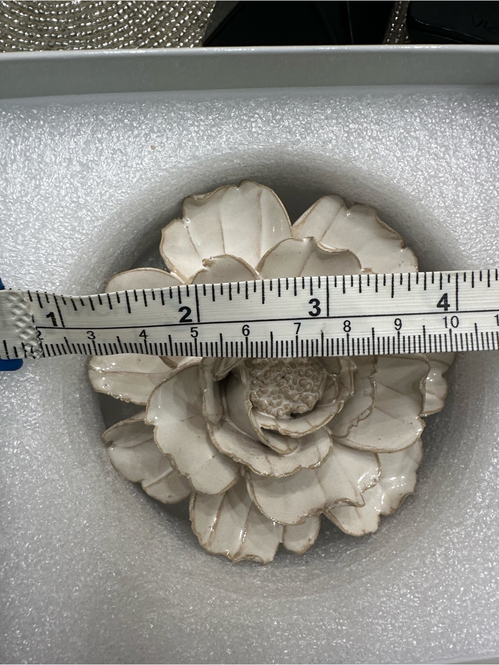 Ceramic Flowers Coastal Collection Wall Art - Cream Illustration - Picture 10 of 10